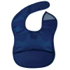 Bibs|Breastfeeding>Tiny Twinkle Mess-proof Silicone Pocket Bib - Dark Blue