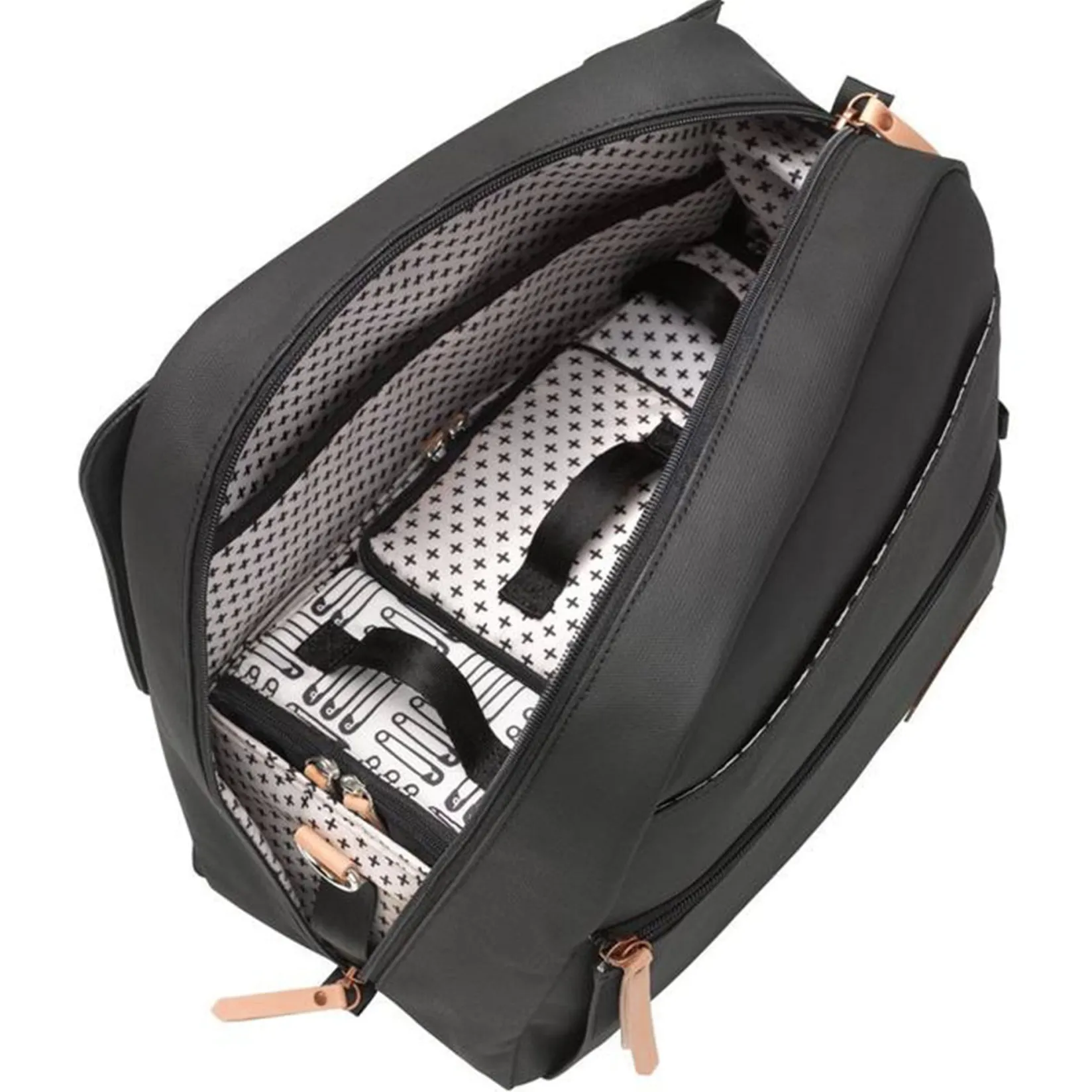 Hot Meta Diapers Backpack - Black Matte Canvas Diaper Bags|Diaper Bags