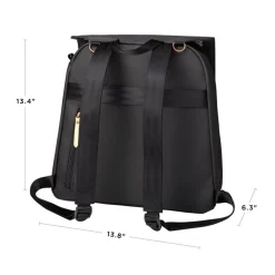 Hot Meta Diapers Backpack - Black Matte Canvas Diaper Bags|Diaper Bags