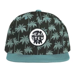 Hats And Caps>Headster Kids Midnight Palms Snapback 2-16y Teal