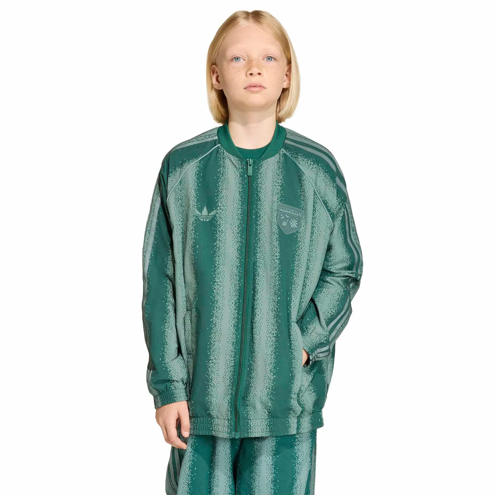 Sportswear|Tops>Adidas Minecraft Track Top 8-16y Forest