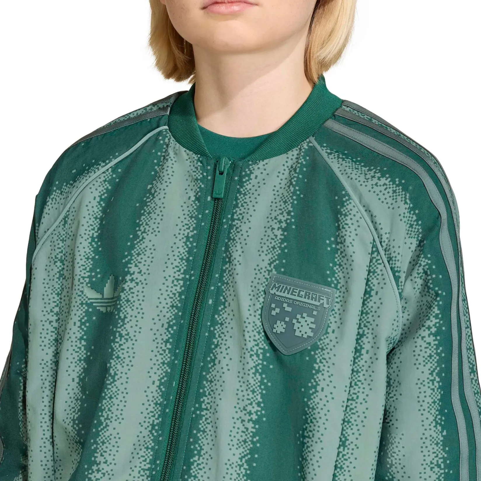 Sportswear|Tops>Adidas Minecraft Track Top 8-16y Forest