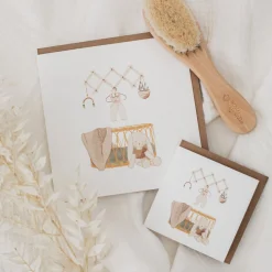 Outlet Mini Baby Greeting Card - Charlie's Cradle Party Supplies