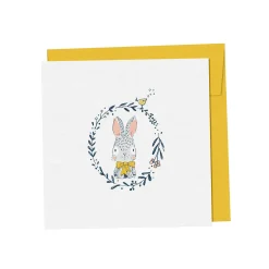 Party Supplies>Mimosa Design Mini Baby Greeting Card - Bunny