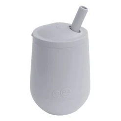 Best Mini Cup + Straw Training System - Pewter Grey Kids Cups & Tumblers|Cups & Tumblers
