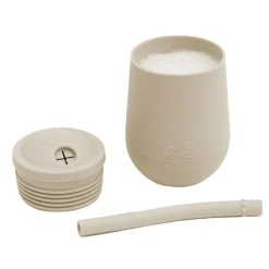 Tableware|Plates & Placemats>EZ PZ Fun Mini Cup + Straw Training System - Oat