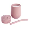 Hot Mini Cup + Straw Training System - Blush Kids Tableware|Plates & Placemats