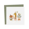 Party Supplies>Mimosa Design Mini Holiday Greeting Card - Savannah Party