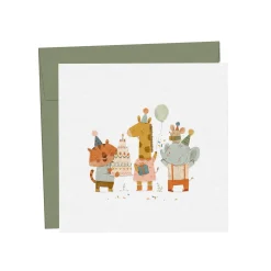 Party Supplies>Mimosa Design Mini Holiday Greeting Card - Savannah Party