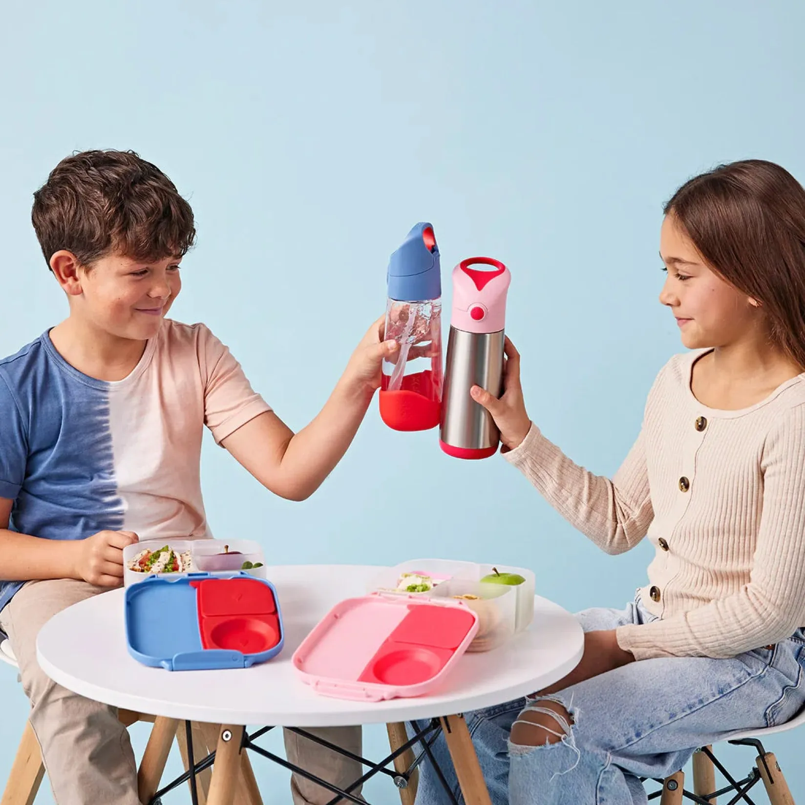 Breastfeeding|Snack Bags & Containers>B.Box Mini Lunch Box - Flamingo Fizz