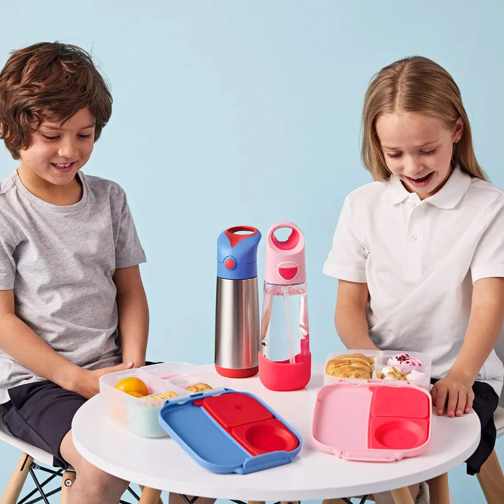 Breastfeeding|Snack Bags & Containers>B.Box Mini Lunch Box - Flamingo Fizz