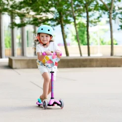 Best Mini Deluxe LED Scooter - Lavender Kids Summer Activities|Bikes And Accessories
