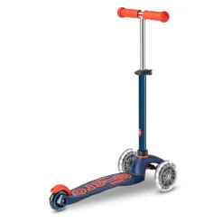 Online Mini Deluxe LED Scooter - Navy Kids Summer Activities|Bikes And Accessories