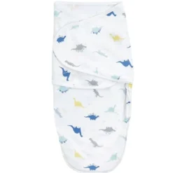 Best Minky Easy Swaddle Wrap (3) - Dino Pajamas|Sleep Bags