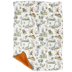 Blankets|Blankets>Veille sur Toi Minky Little Blanket - Ethan and Friends