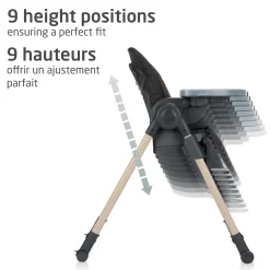 New Minla 6-in-1 High Chair - Beyond Graphite High Chairs & Booster Seats|High Chairs & Booster Seats