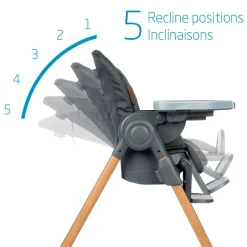 Best Minla 6-in-1 High Chair - Classic Graphite High Chairs & Booster Seats|High Chairs & Booster Seats