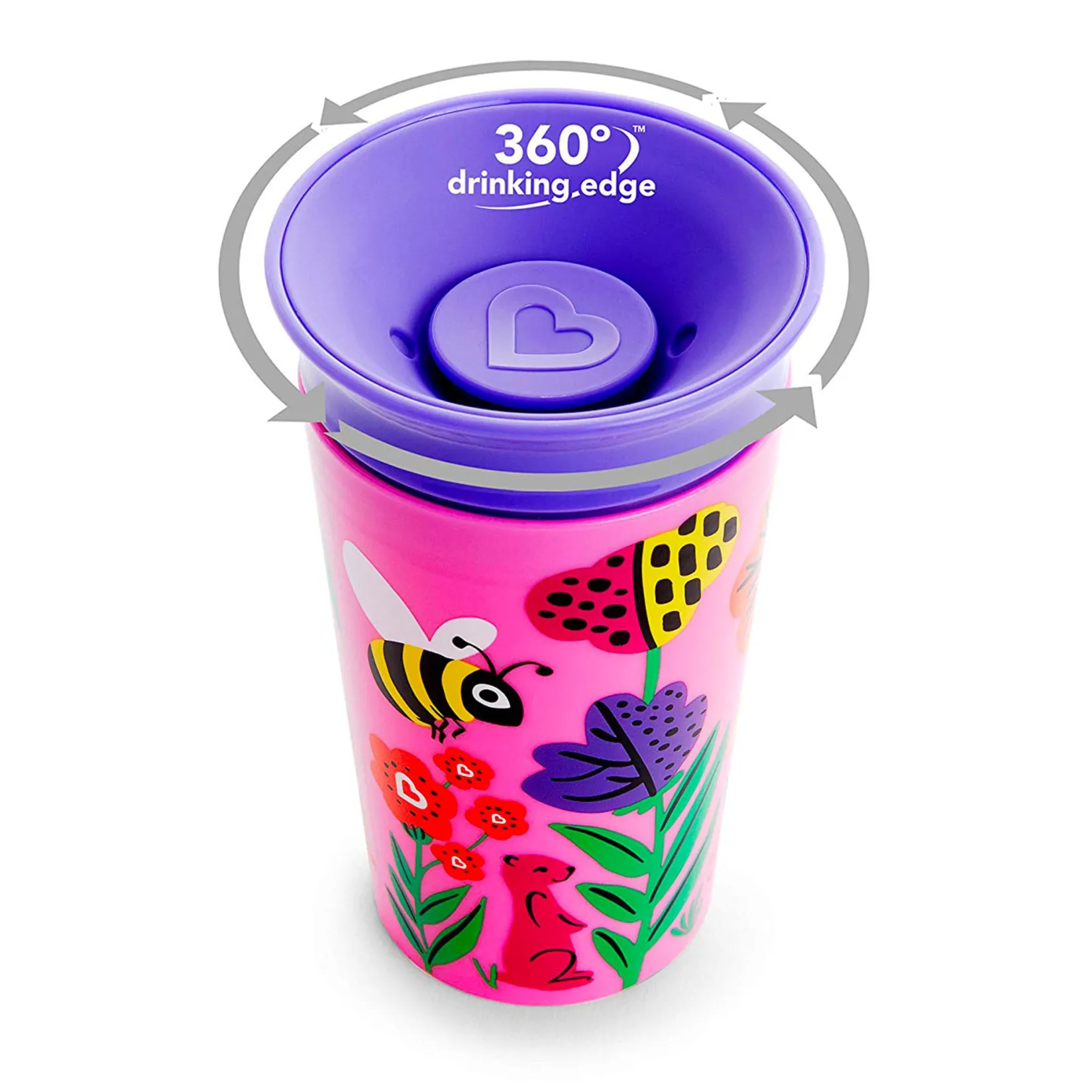 Breastfeeding|Tableware>Munchkin Miracle® 360° WildLove Sippy Cup (2)