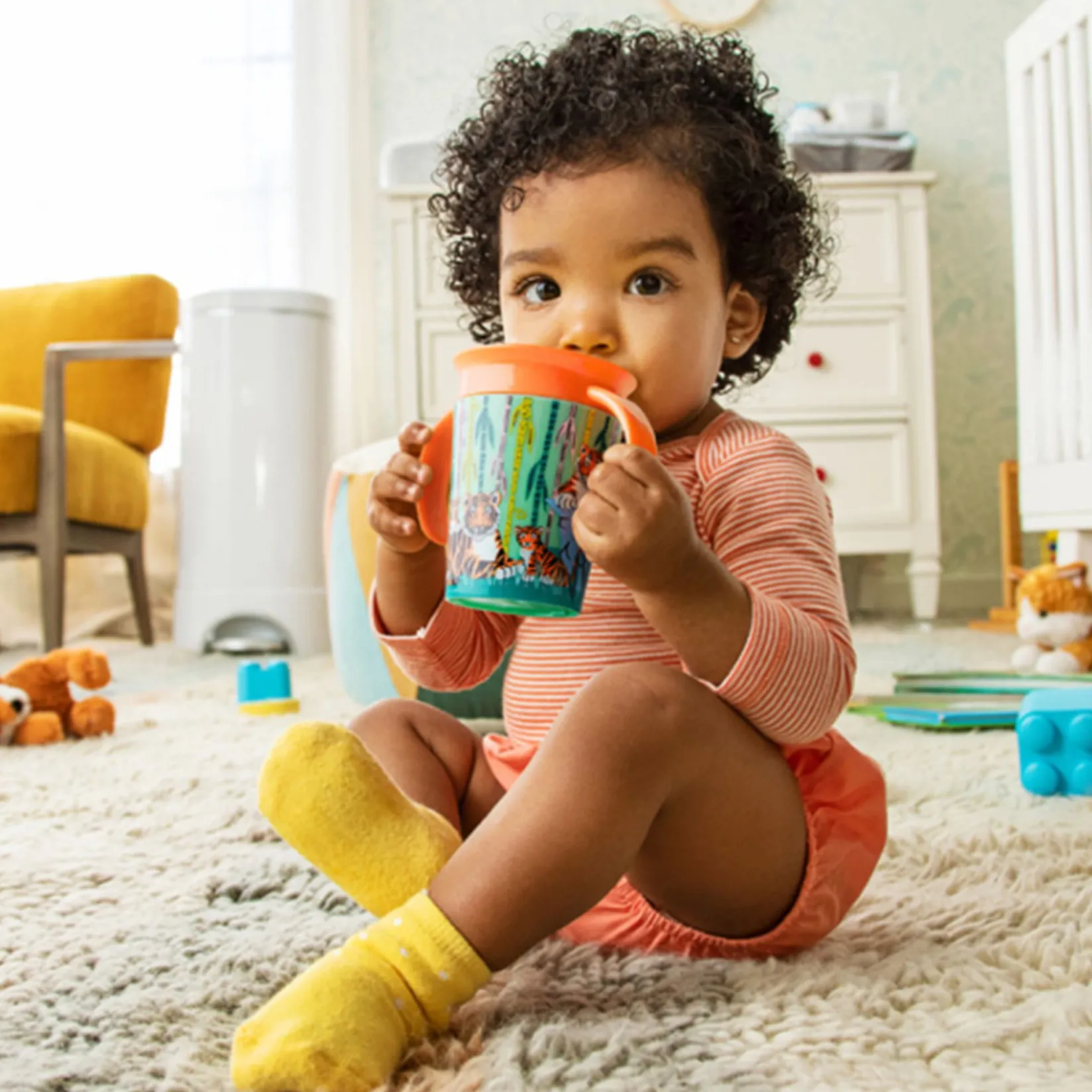 Online Miracle® 360° WildLove Trainer Cup 2-Pack Kids Tableware|Plates & Placemats