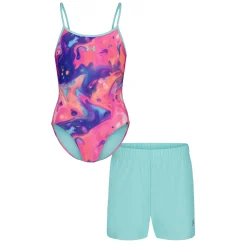 Swimsuits>Under Armour Mixed In Set 4-6x Rose