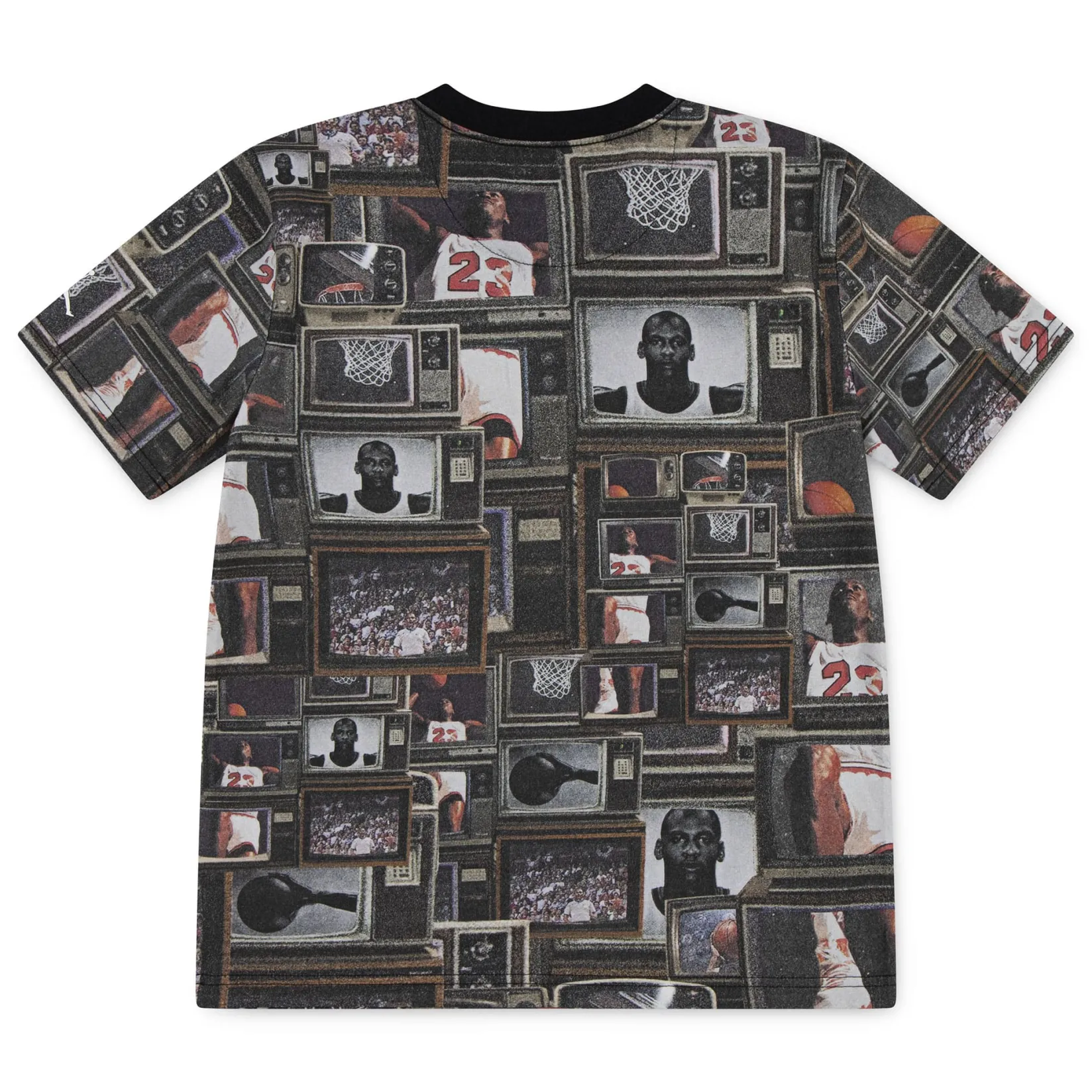 Sportswear|Tops>Jordan Mj Essential Aop T-shirt 8-18 Black