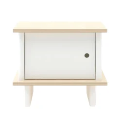 Sale ML Nightstand - White/Natural Nightstands