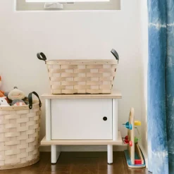 Sale ML Nightstand - White/Natural Nightstands