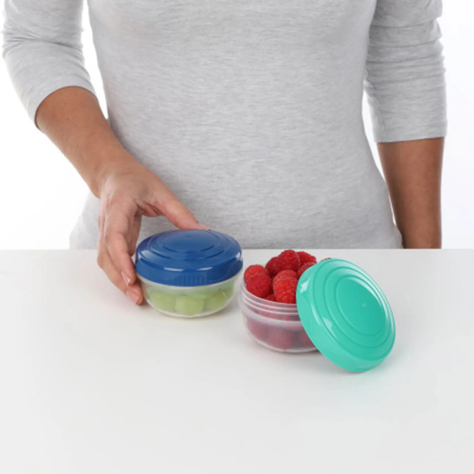 Breastfeeding|Snack Bags & Containers>Sistema 210ml Portionpod™ TO GO™ 2 Pack