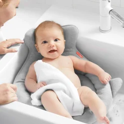 Baby Baths & Seats|Bath Accessories>Skip Hop MOBY Softspot Sink Bather Grey