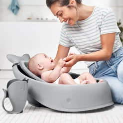 New Moby Waterfall Bath Rinser - Gray Bath Accessories