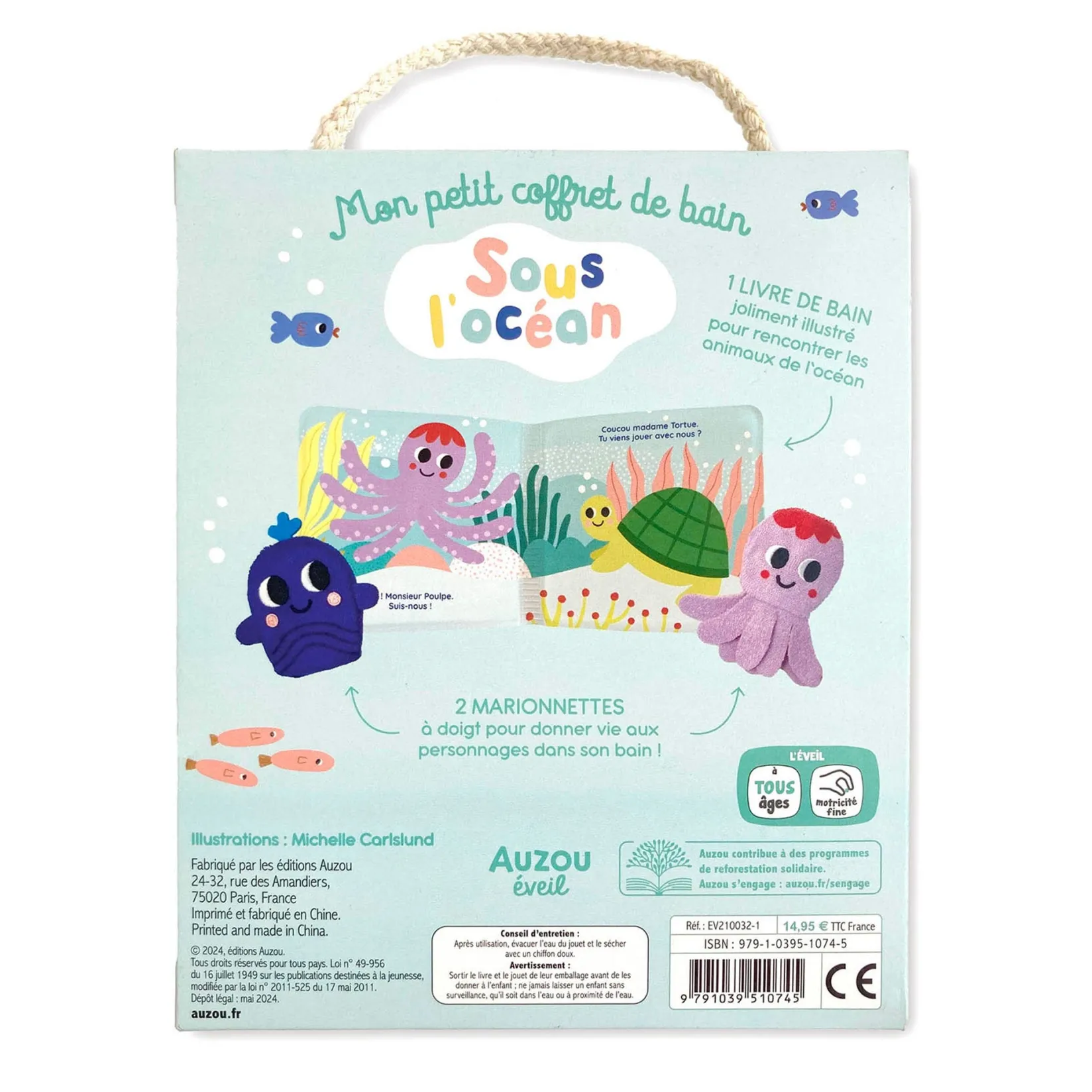 Baby 0-2 Years>Auzou Mon Petit Coffret Bain Sous L'Océan