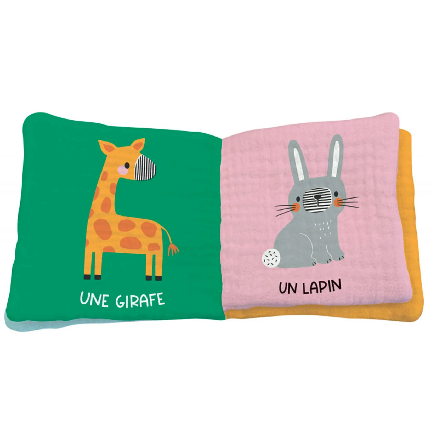 Online Mon Premier Livre en Tissu - Les Animaux Baby 0-2 Years|Developmental Toys