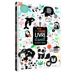 Baby 0-2 Years>Auzou Mon très Grand Livre d'éveil : En Noir et Blanc