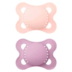 Pacifiers & Clips|Pacifiers & Clips>Mam Baby 0-6months Orthodontic Pacifier Matte (2) - Pink