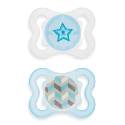 New 0-6months Sensitive Skin Mini Air Orthodontic Pacifier - Blue Pacifiers & Clips|Pacifiers & Clips