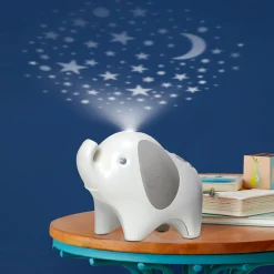 New Moonlight and Melodies Nighlight Soother - Elephant Kids Decorative Objects|Nightlights