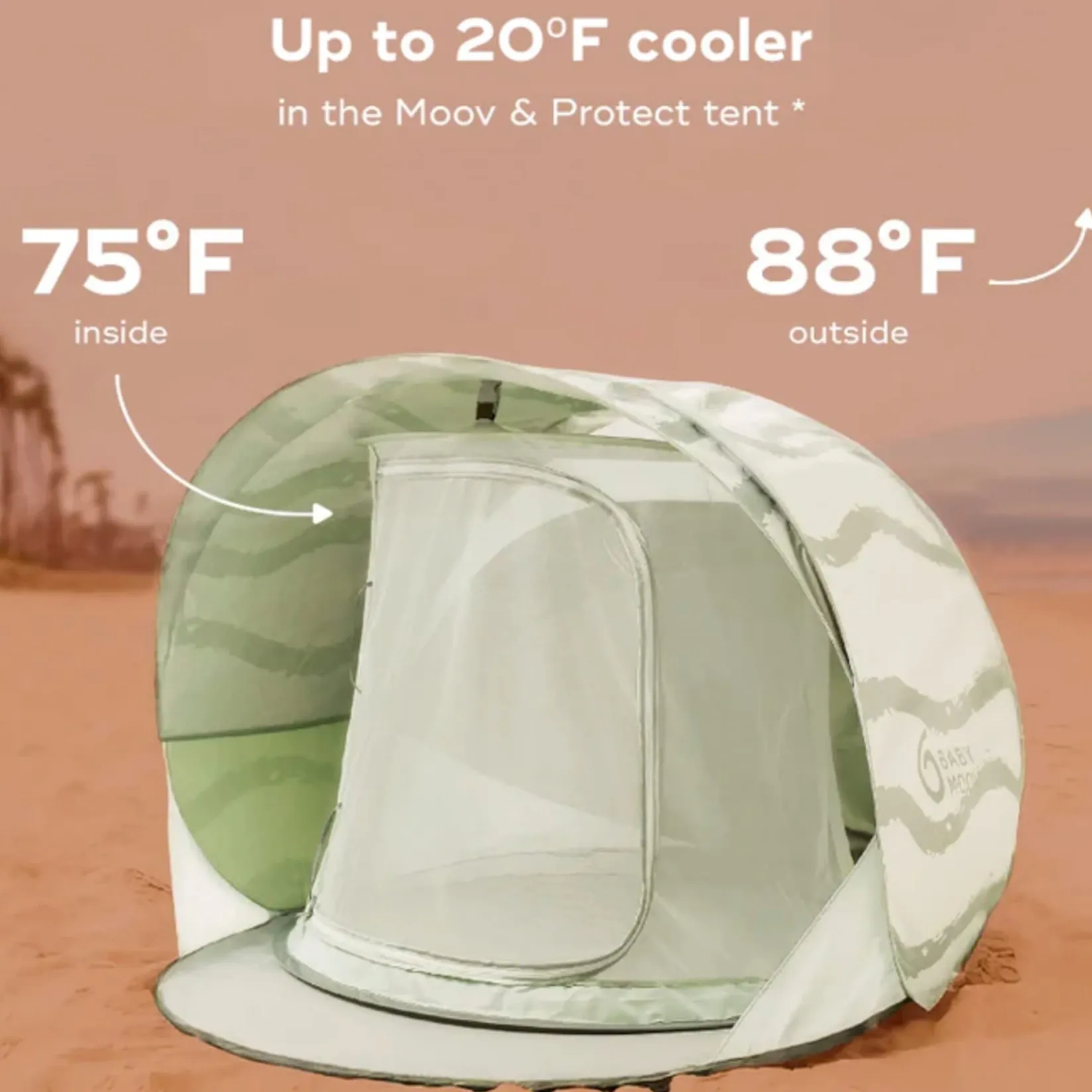 Best Moov & Protect Anti-UV Cooling Beach Tent Kids Summer Activities|Outdoors & Travel