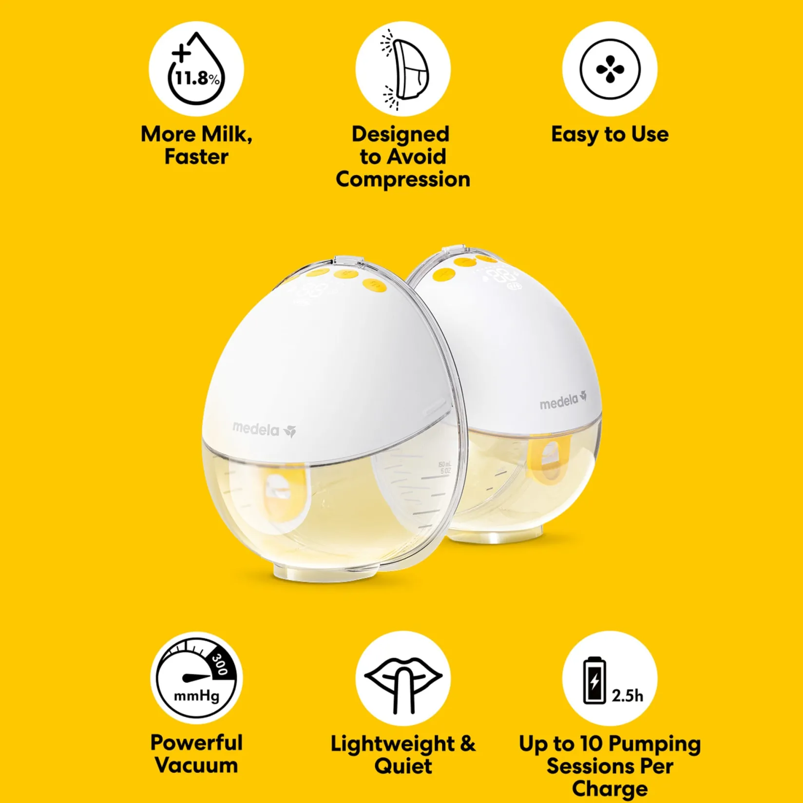 New Motion InBra Wearable Electric Breast Pump Breastfeeding|Breast Pumps