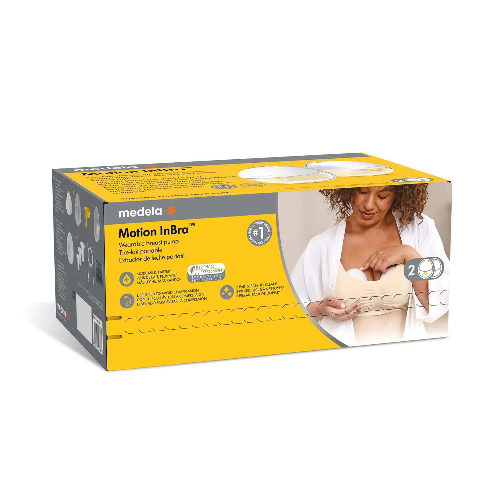 New Motion InBra Wearable Electric Breast Pump Breastfeeding|Breast Pumps