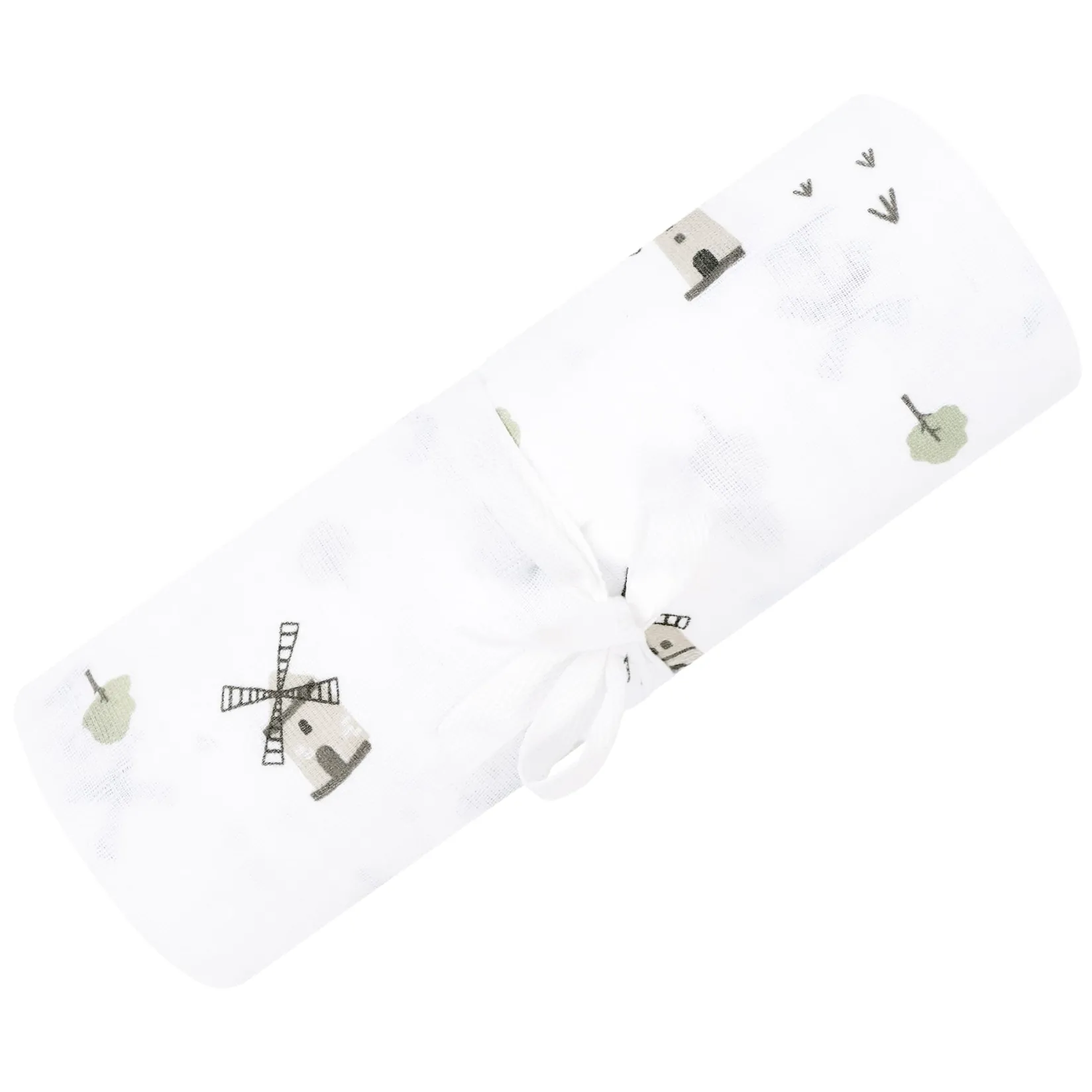 Blankets|Blankets>Perlimpinpin Moulins Muslin Blanket