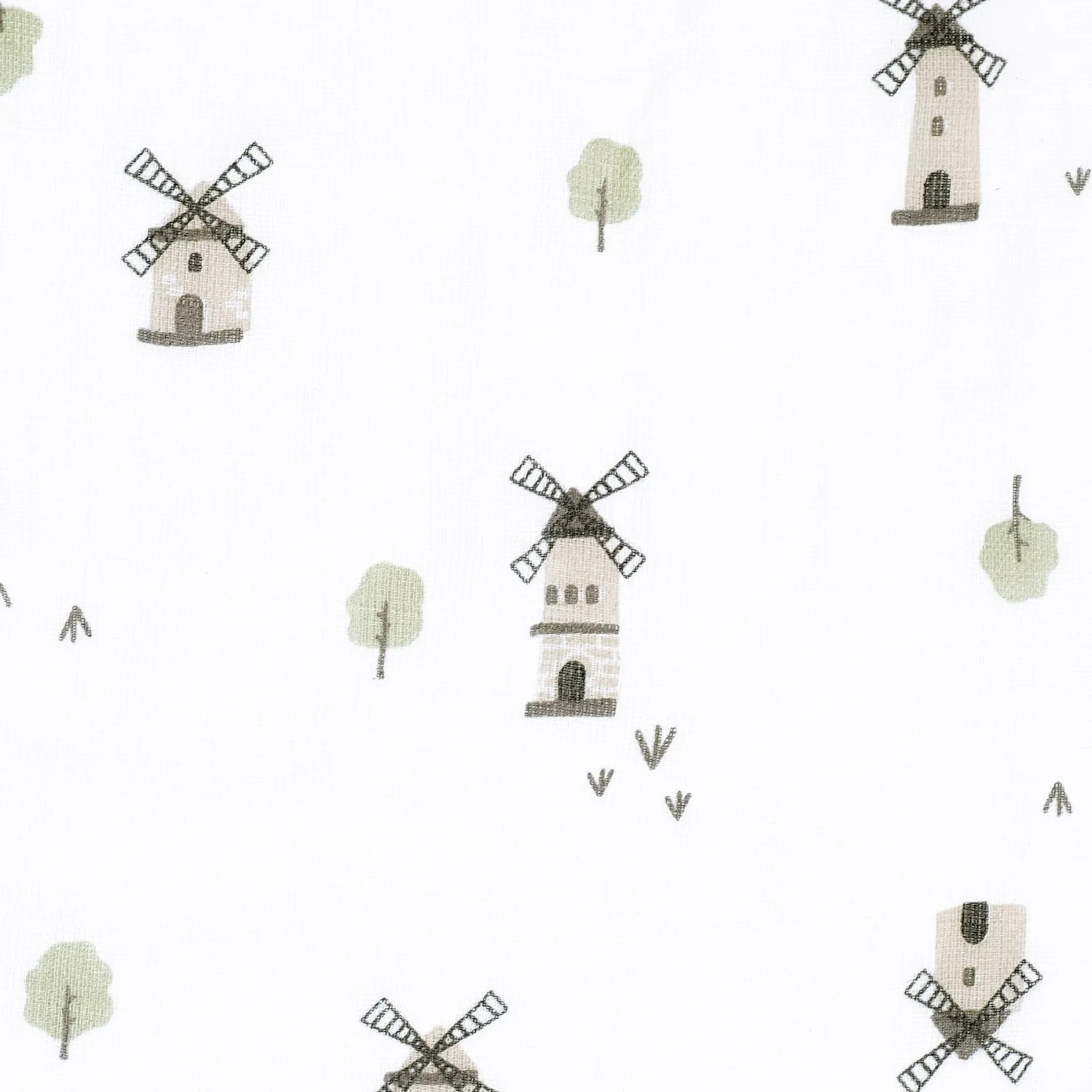 Blankets|Blankets>Perlimpinpin Moulins Muslin Blanket