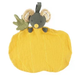 Hot Mouse Cuddle Cloth Mustard Developmental Toys
