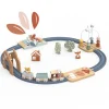 Wooden Toys>Speedy Monkey Multi-Activity Railway Set