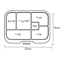 Best Maxi6 - Midnight Blue Kids Snack Bags & Containers|Tableware