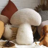 Cushions>The Butter Flying Mushroom Cushion - Beige