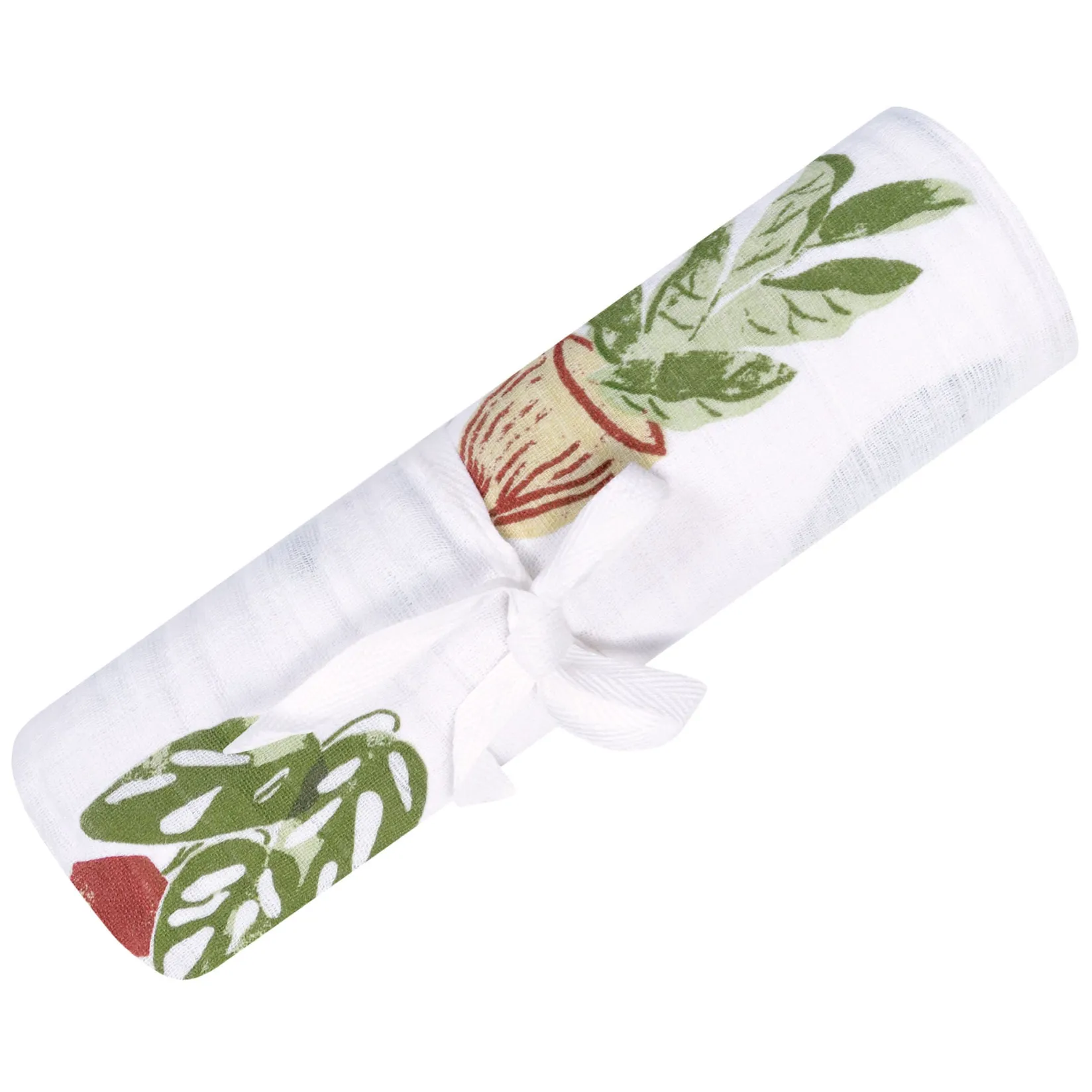 Muslin Products|Blankets>Perlimpinpin Muslin Blanket - Plants