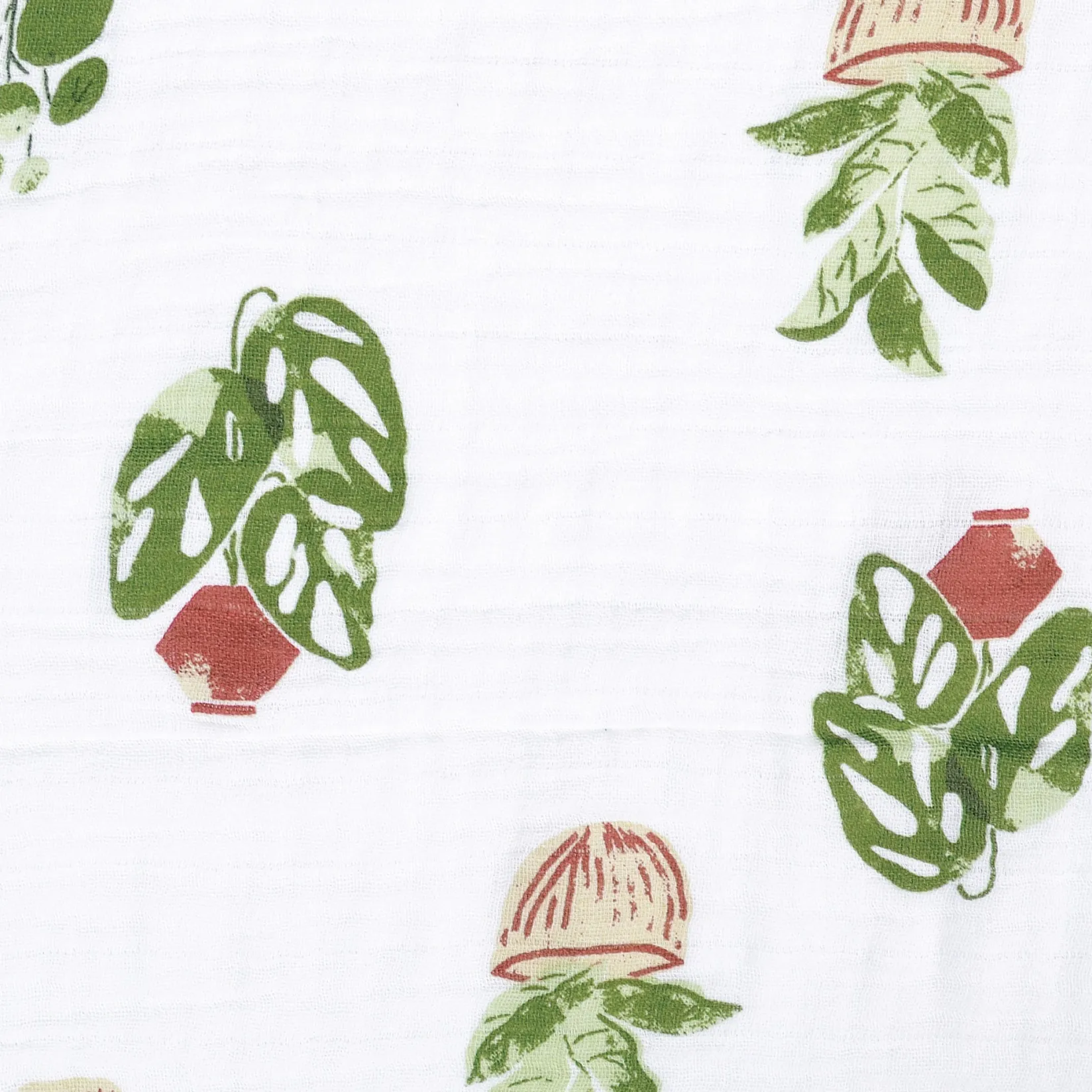 Muslin Products|Blankets>Perlimpinpin Muslin Blanket - Plants