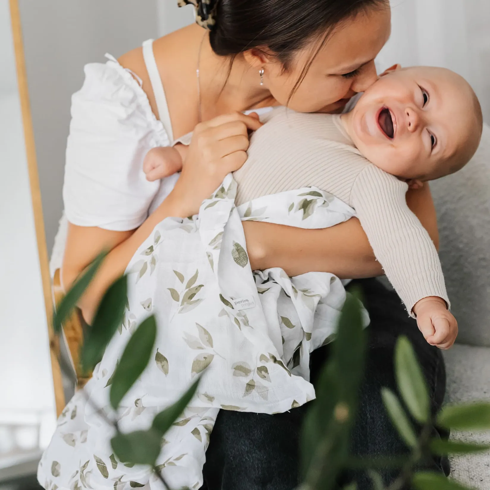 New Muslin Leaf Blanket Kids Blankets|Blankets