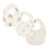 Discount Muslin Set of 3 Milk Bibs -Teddy Breastfeeding|Bibs