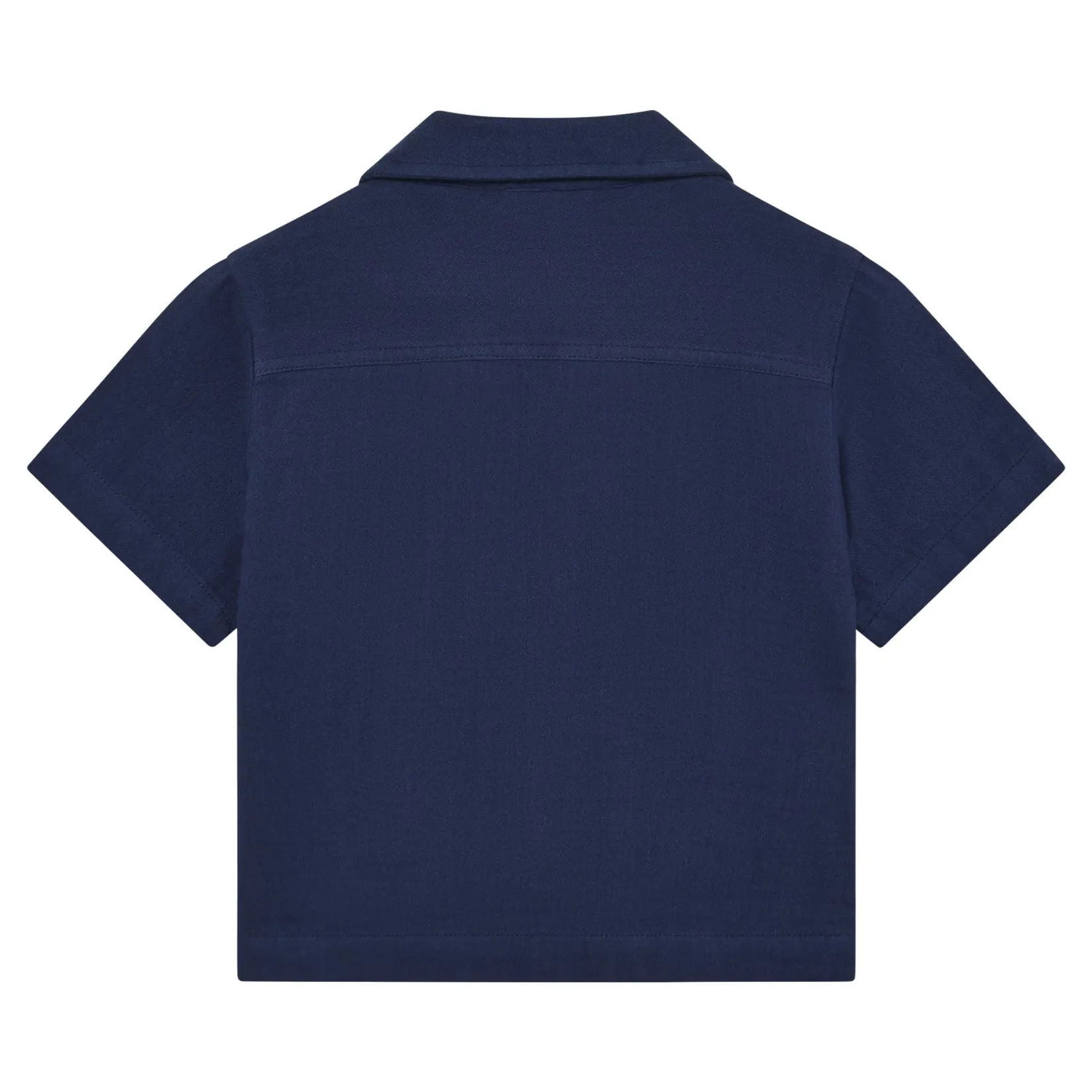 Tops>En Fant Muslin Shirt 3-10 Navy